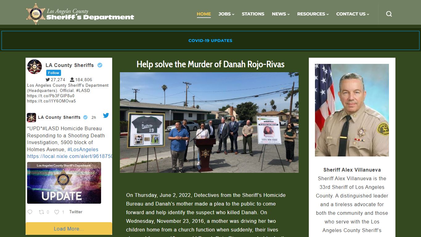 Los Angeles County Sheriff's Department | A Tradition of Service
